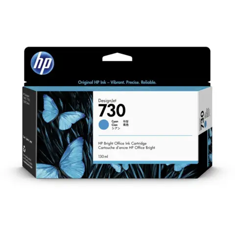 Tusz HP 730 do Designjet T1700 | 130ml | Cyan